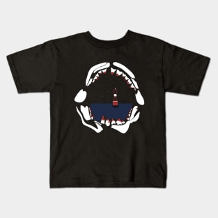 Jaws Horror Movie Kids T-Shirt